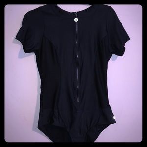 One piece bathing suit